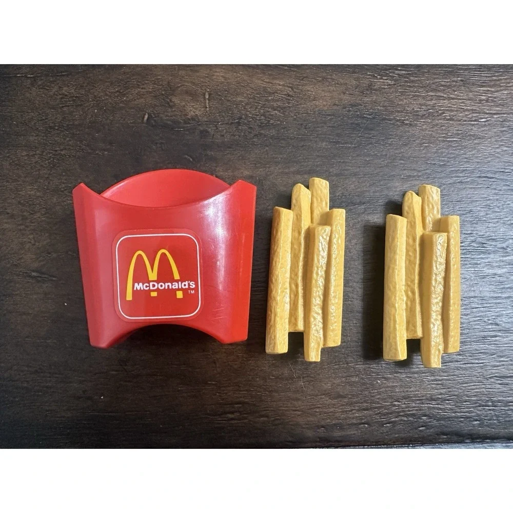 Vintage‎ 1988 Fisher Price Fun With Food McDonald's Big Mac & Fries Play Food
